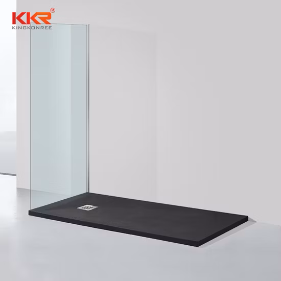 Hondao 60*36 Inch Eco Friendly Artificial Stone Shower Basin Solid Surface Shower Tray