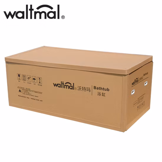 蛇口付きのユニークなアクリル製バスルーム自立型浸漬浴槽